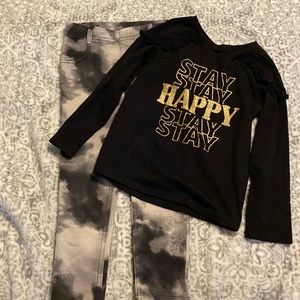 Garanimals kids girls 5T pants and shirt set.